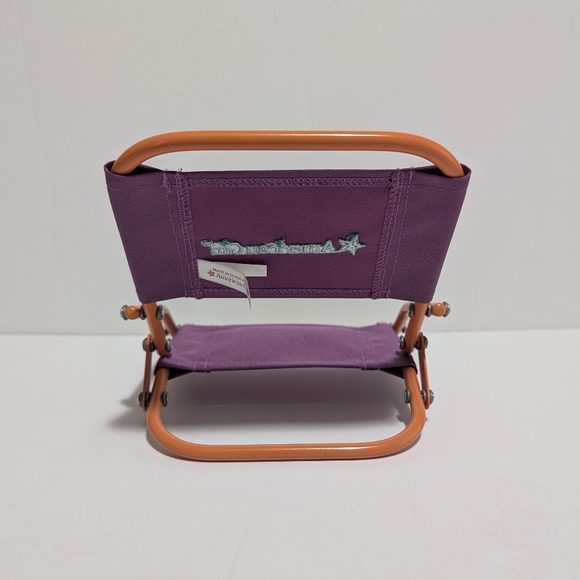 American Girl Doll Adventure Campfire Set Fold Up Camp Chair Beach Lounger - Picture 4 of 9